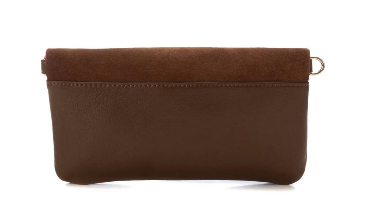 Carmela tan leather shoulder bag