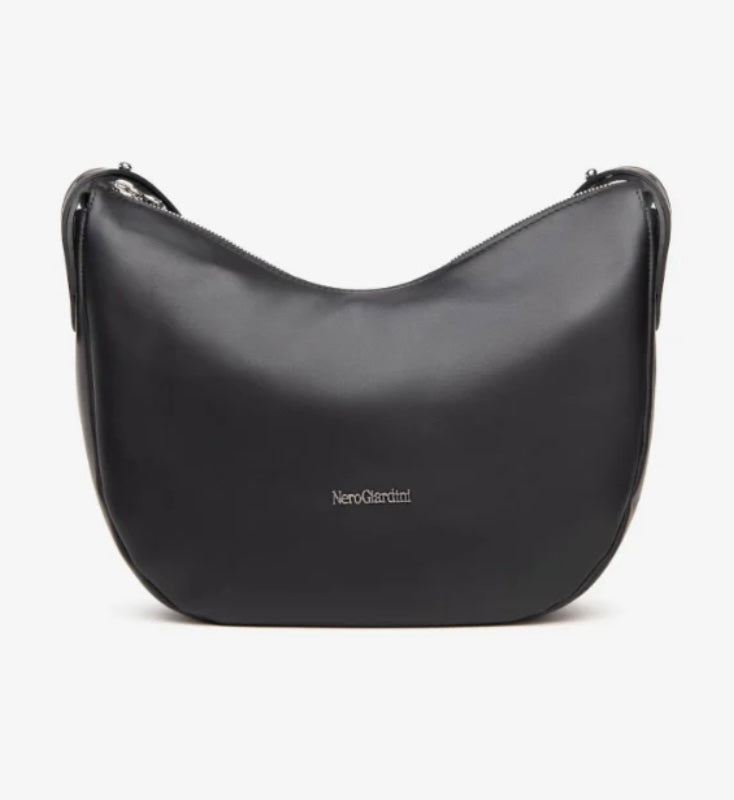 Nerogiardini black leather handbag