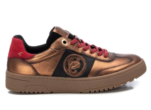 Carmela bronze leather sneakers