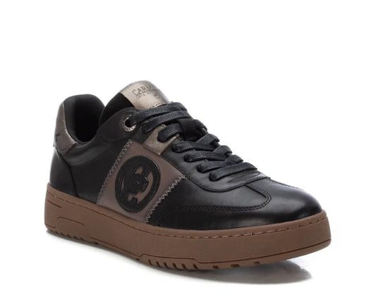 Carmela black leather sneakers