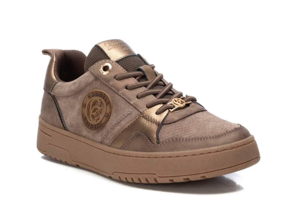 Carmela brown leather sneakers