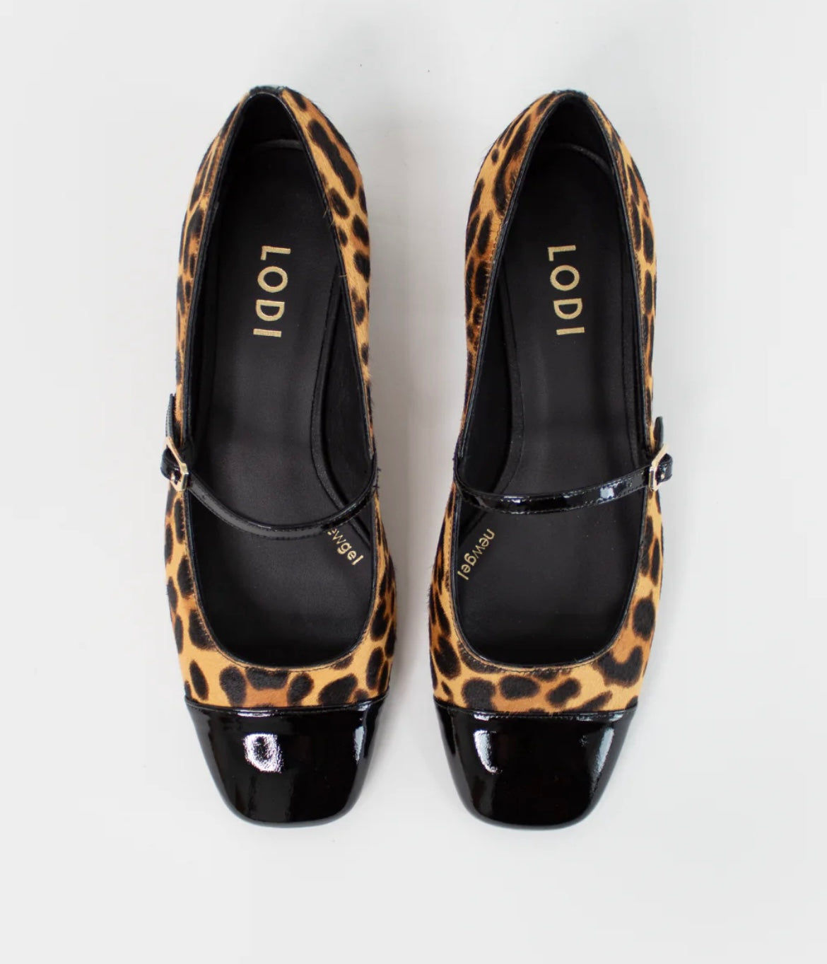 Lodi leopard print flat pumps