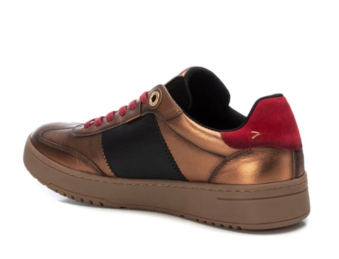 Carmela bronze leather sneakers