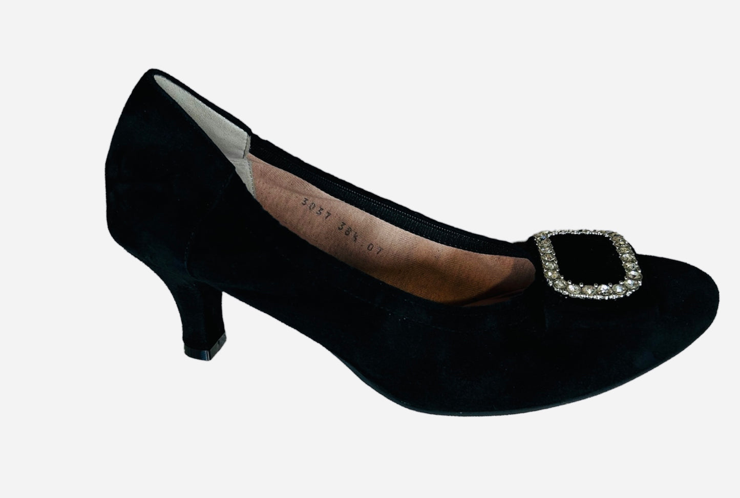 Le babe black suede pump