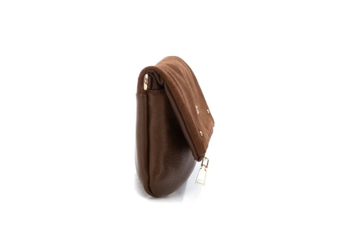 Carmela tan leather shoulder bag