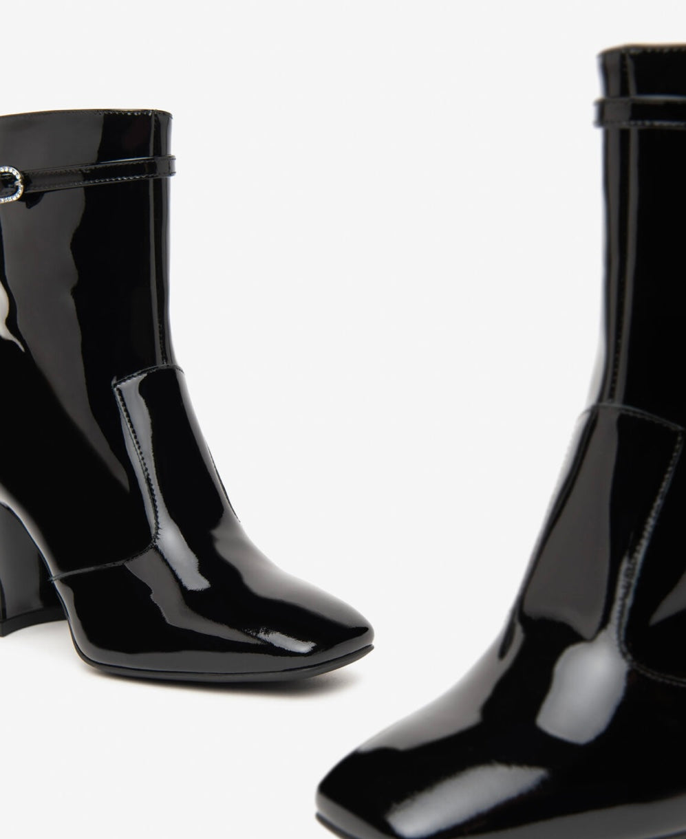 NeroGiardini black patent ankle boot