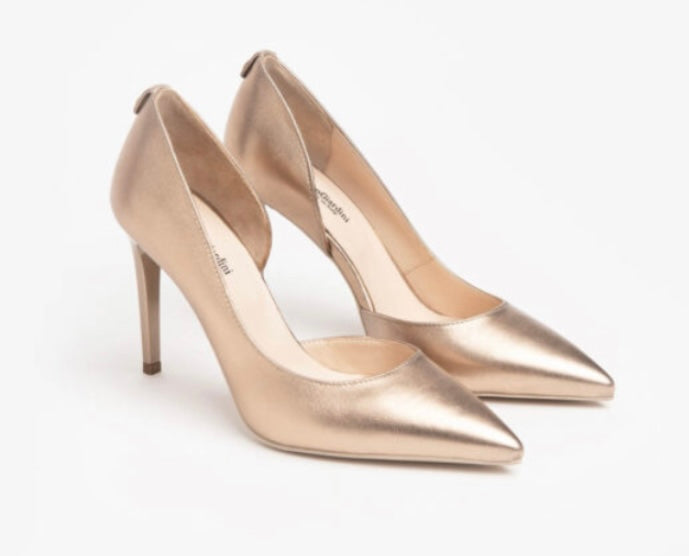 NeroGiardini metallic bronze stilettos - Melissakshoes